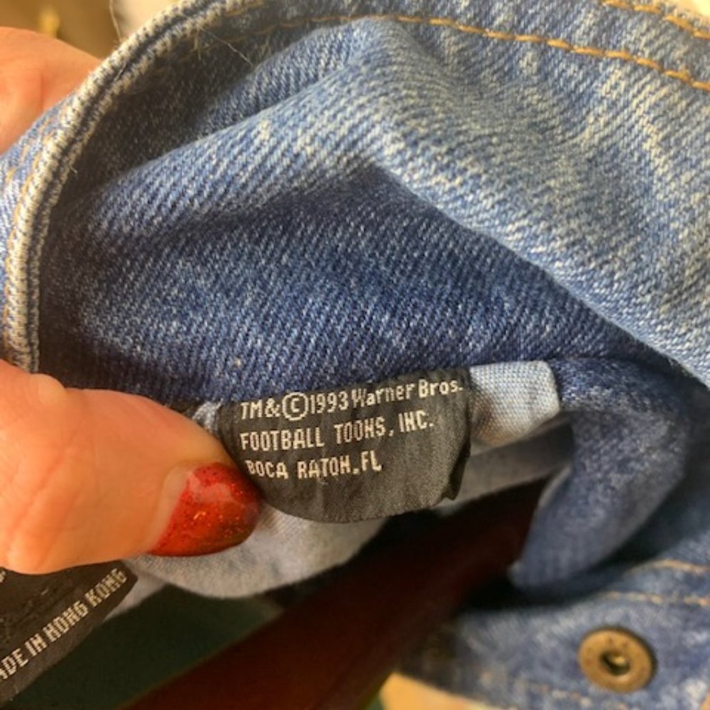 Vintage • Dallas Cowboys+Taz Jean Jacket • 10/12 - Picture 9 of 15